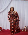 Long Sleeve Rouche Dress with Kimono