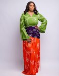 Reign Dress – Adire Brocade