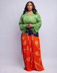 Reign Dress – Adire Brocade